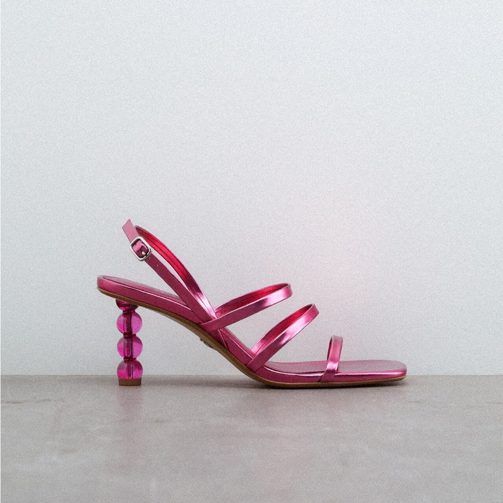 Zara Round Heeled Sandals